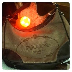 Vintage Prada Logo Jacquard